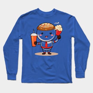 Donut kawaii  junk food T-Shirt cute  funny Long Sleeve T-Shirt